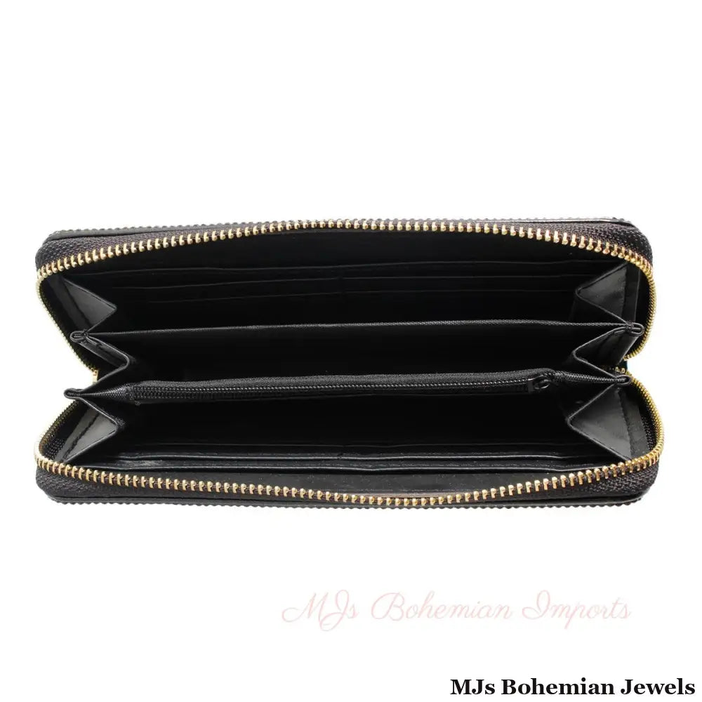 Gold Greek Key Designer Wallet