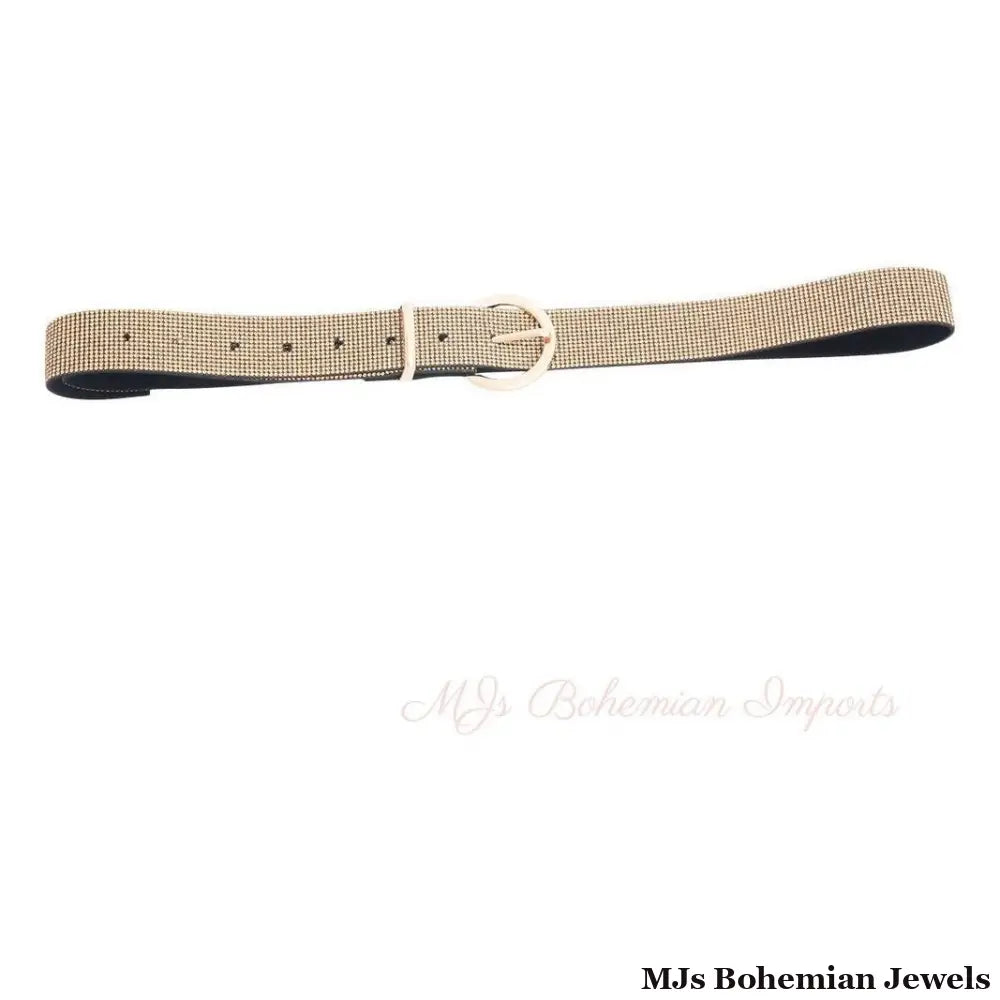 Gold Stone 15 Line Belt