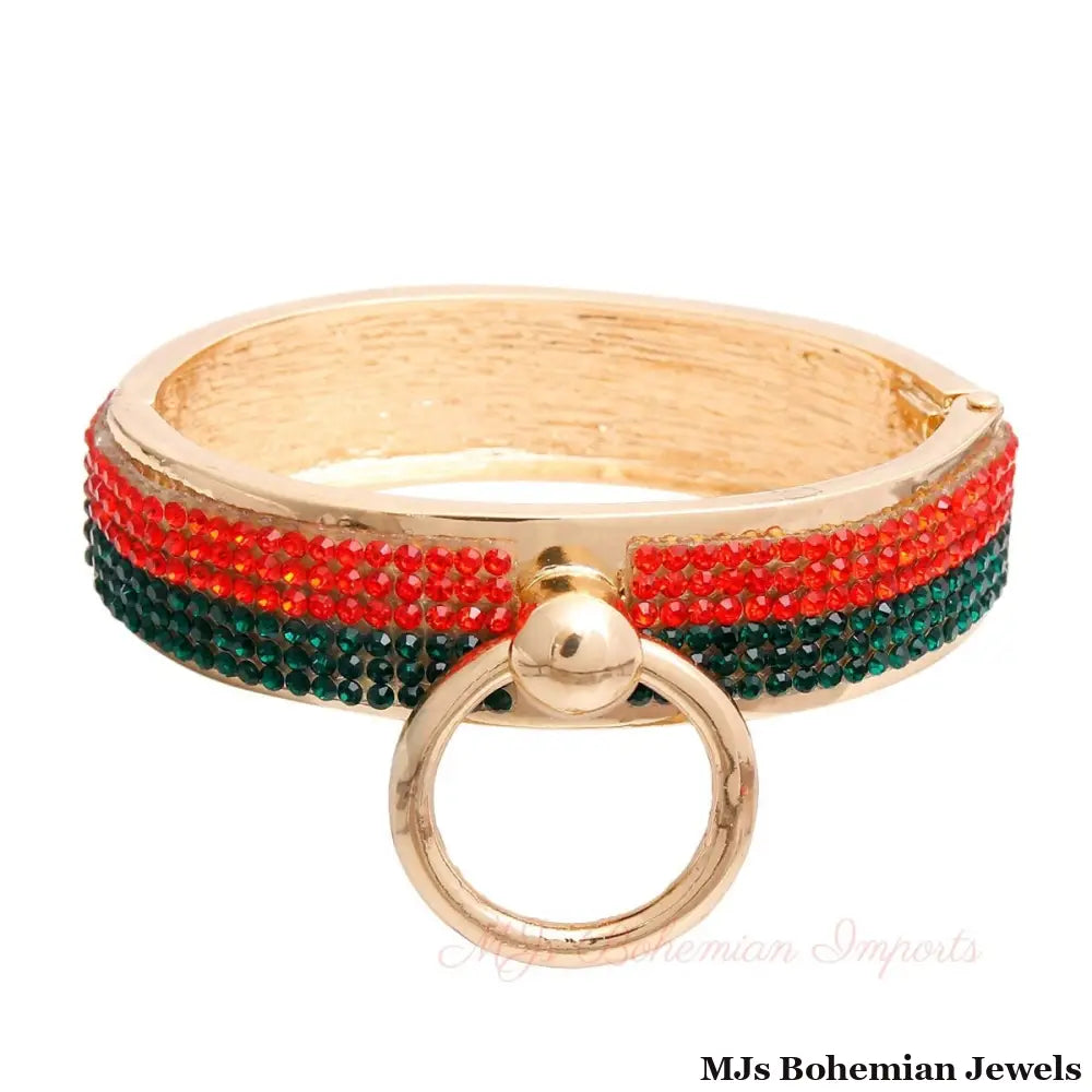 Golden Knockout: Door Knocker Bracelet