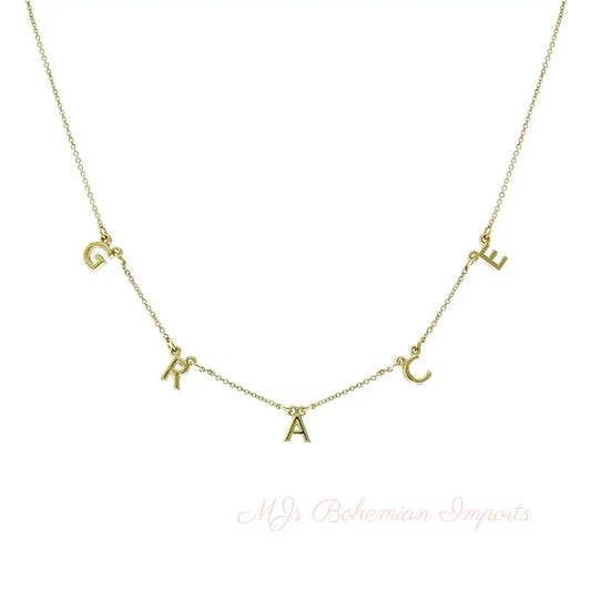 Grace Gold Station Necklace
