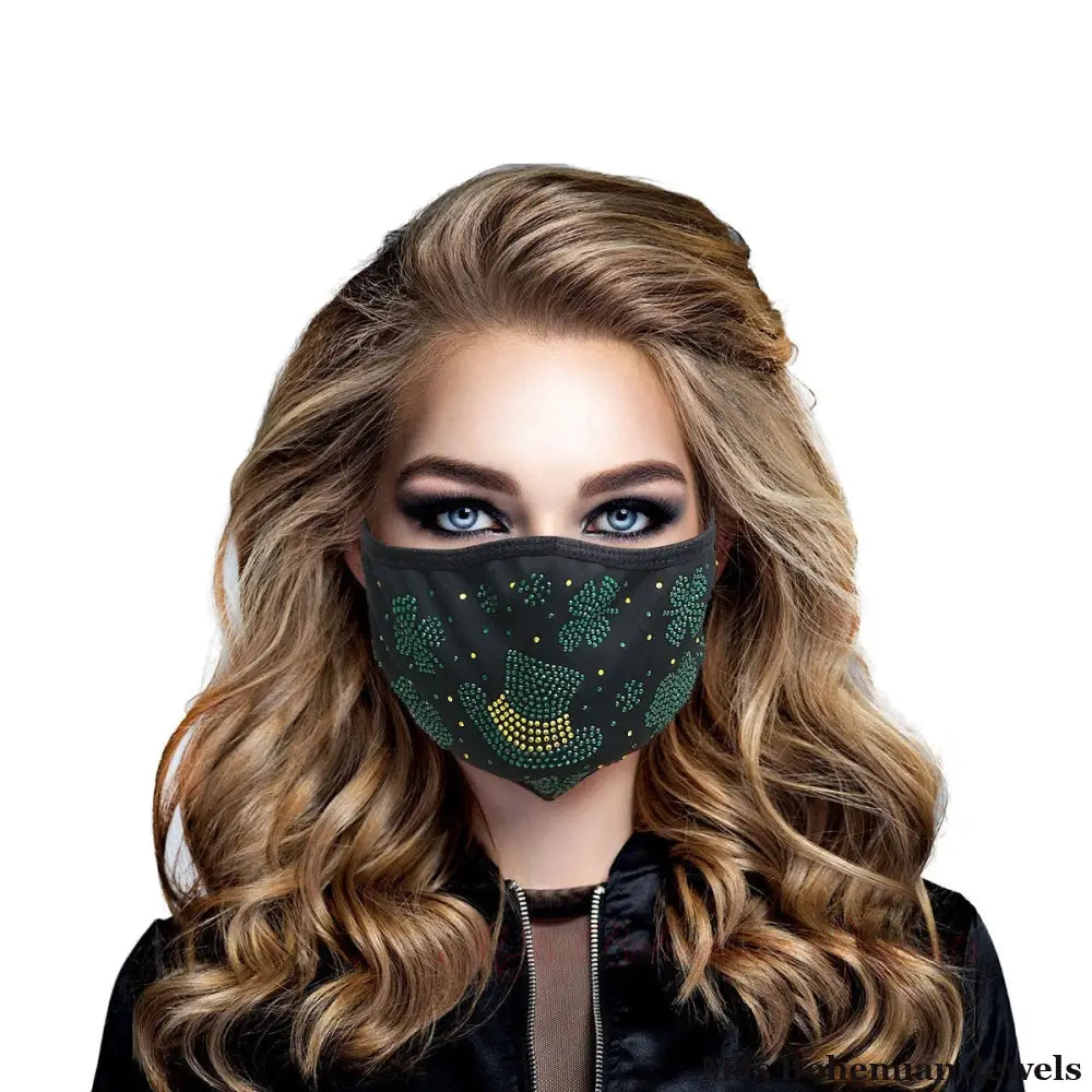 Green Shamrock Mask