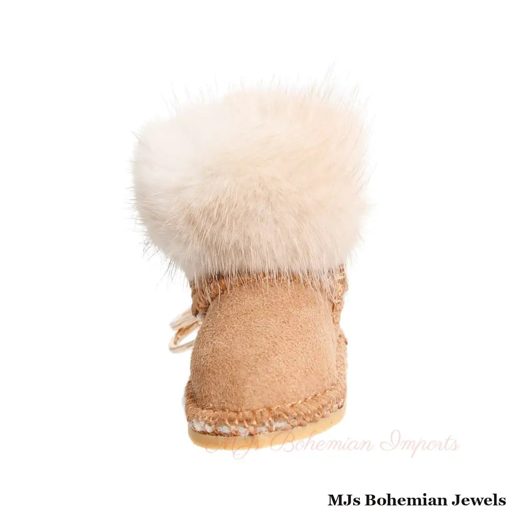 Keychain Sherpa Boot Bag Clip for Women