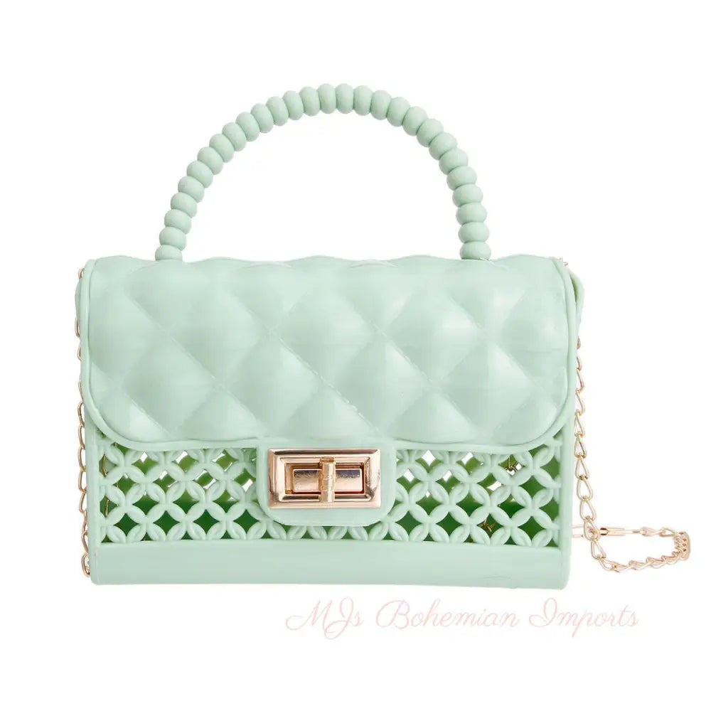 Mint Jelly Top Handle Mini Crossbody