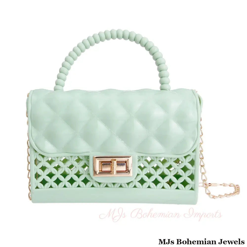 Mint Jelly Top Handle Mini Crossbody