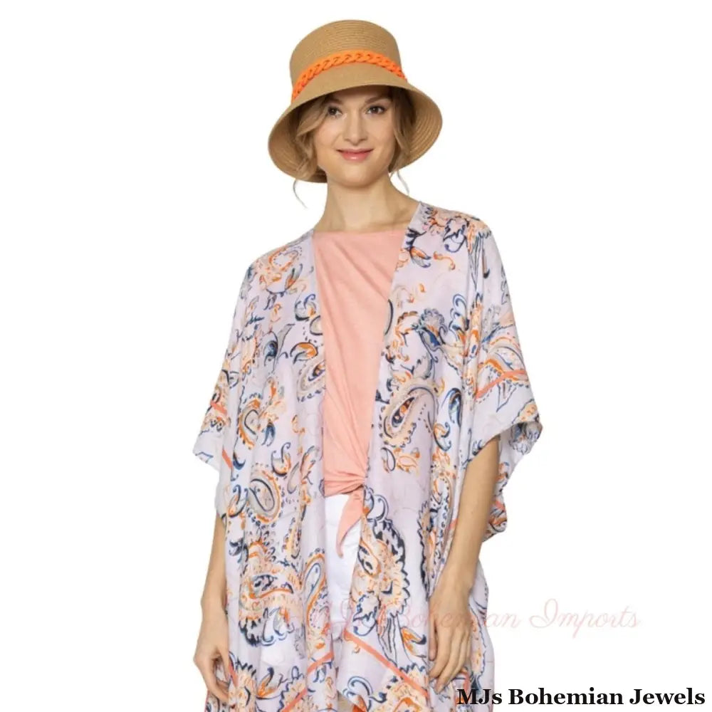 Orange Chain Camel Bucket Hat