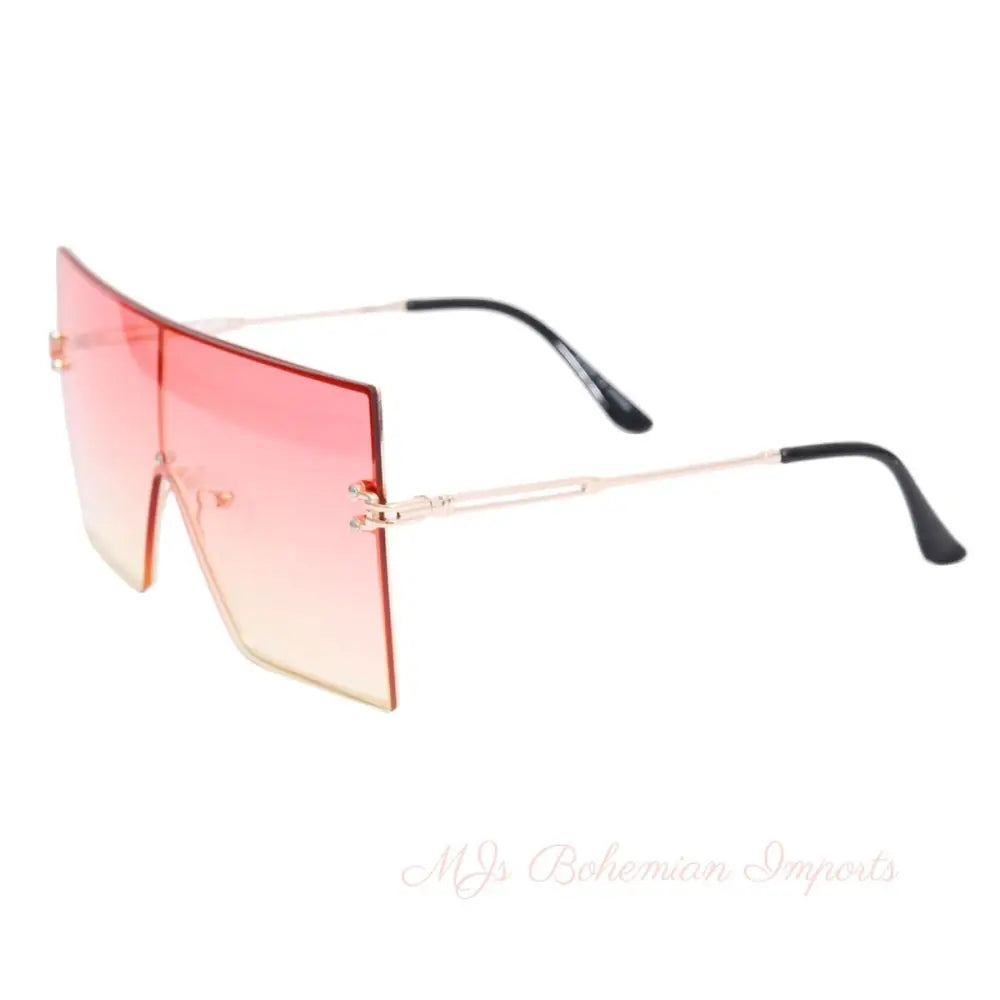 Orange Gradient Square Visors