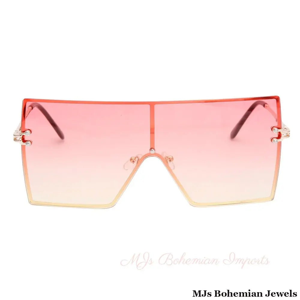 Orange Gradient Square Visors