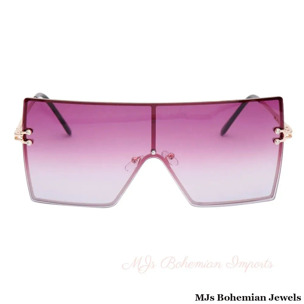 Purple Gradient Square Visors