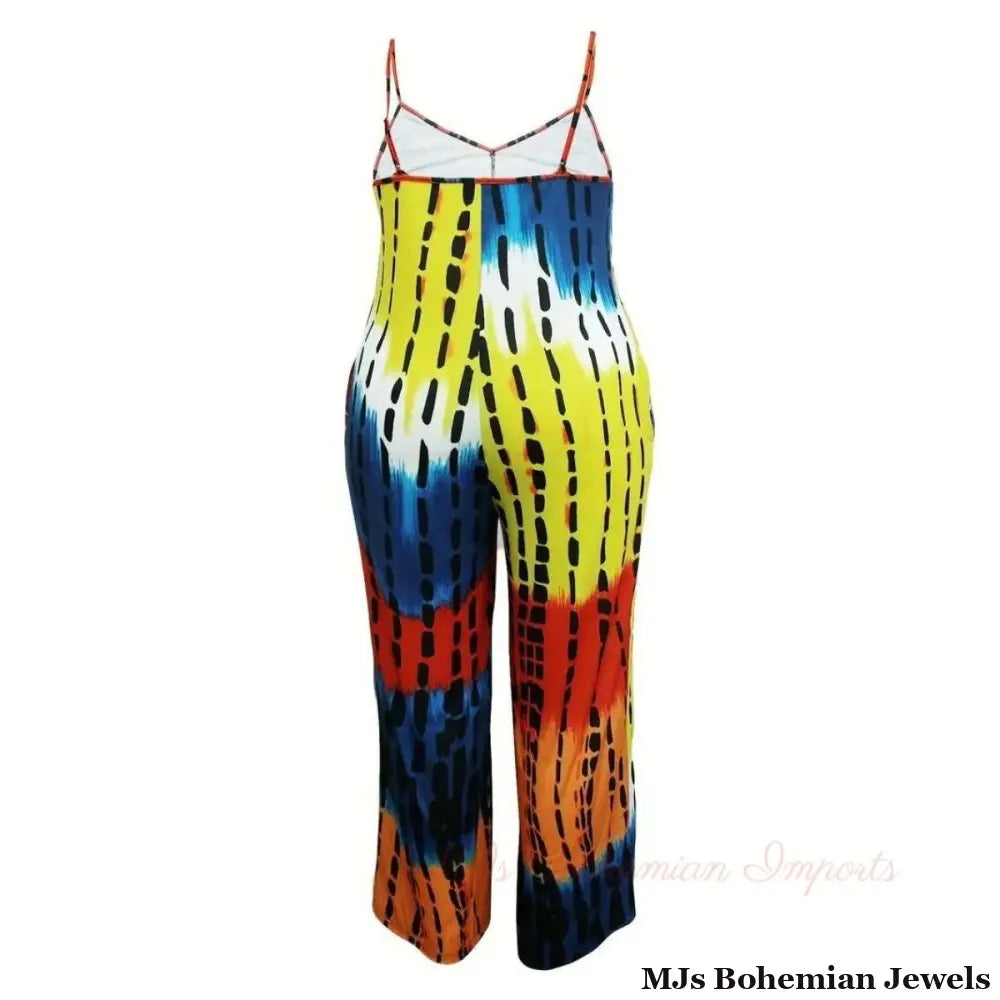 Rainbow Tie Dye 4XL Jumpsuit