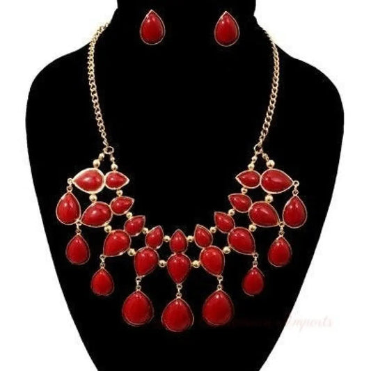 Rasin Beads Necklace Set