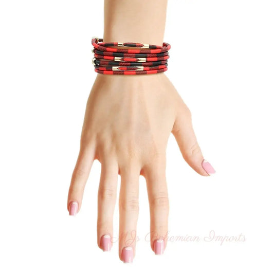 Red Buffalo Magnetic Bracelet