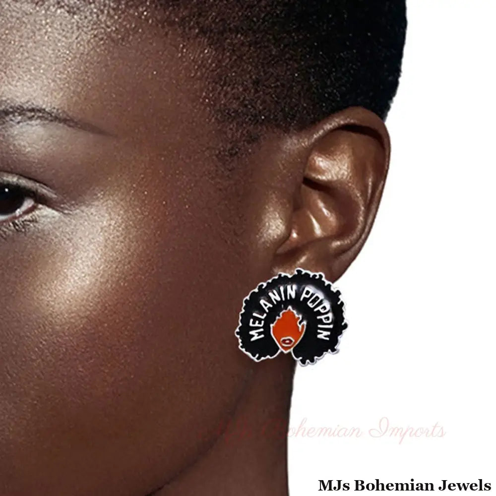 Silver 3 Pcs Melanin Poppin Studs