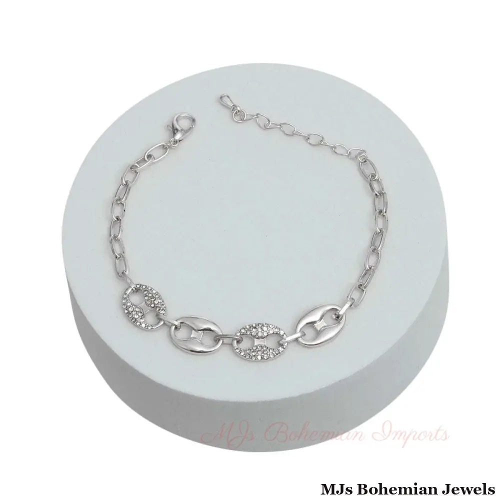Silver Mariner Chain Bracelet