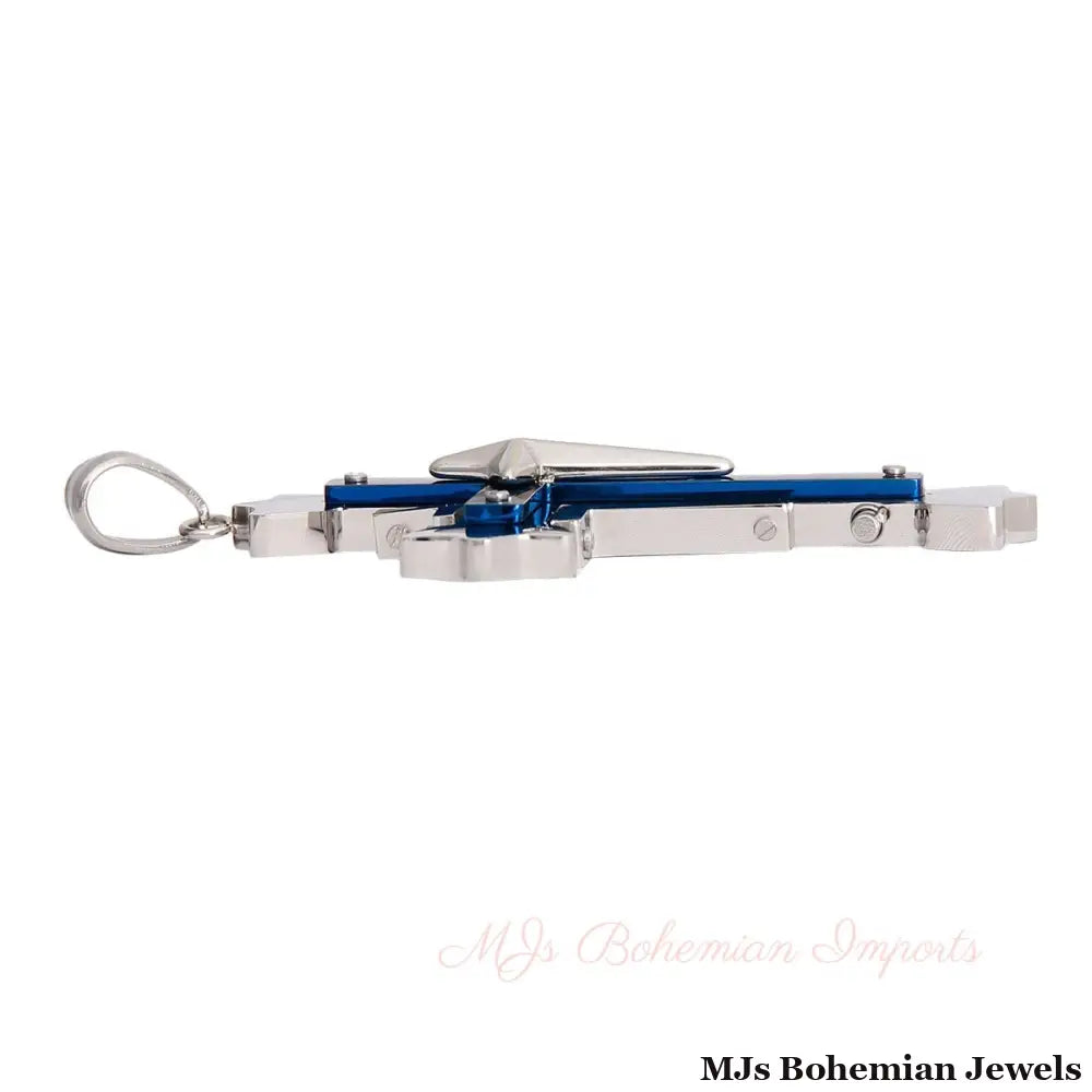 Silver Silver Stainless Steel Cross Pendant