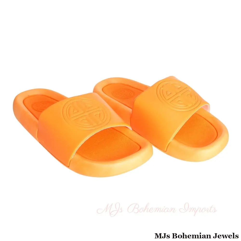 Size 8 Orange Cloud Slide