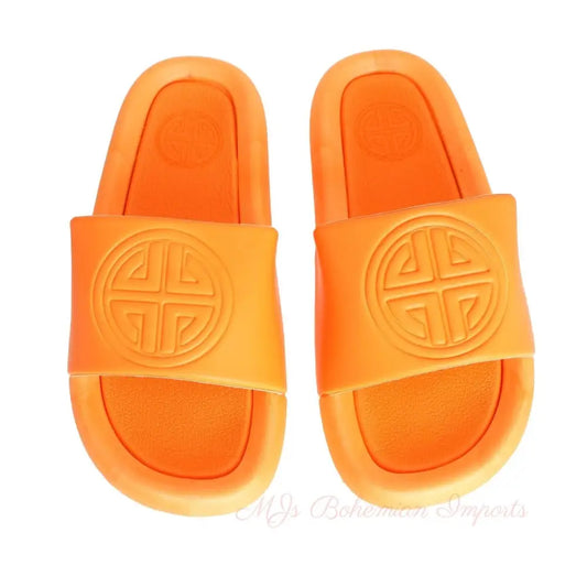 Size 8 Orange Cloud Slide