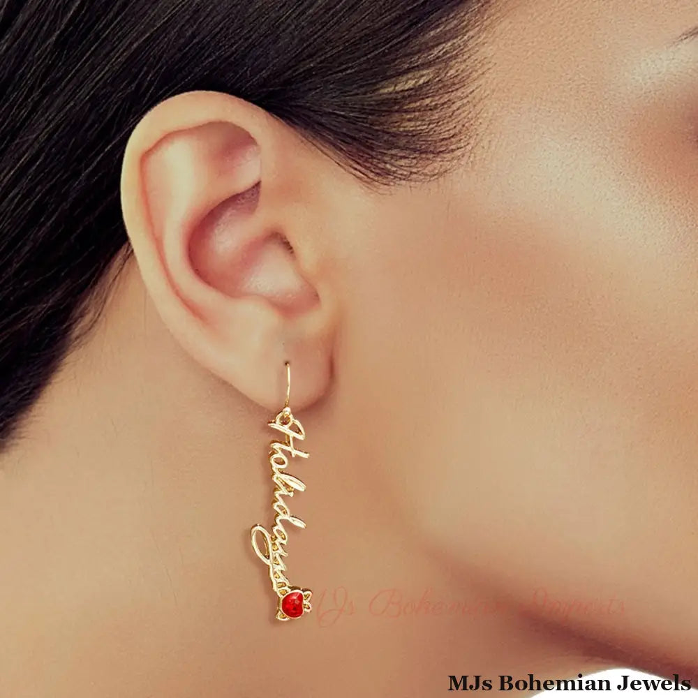 Spread Joy and Interest with Happy Holidays Earrings