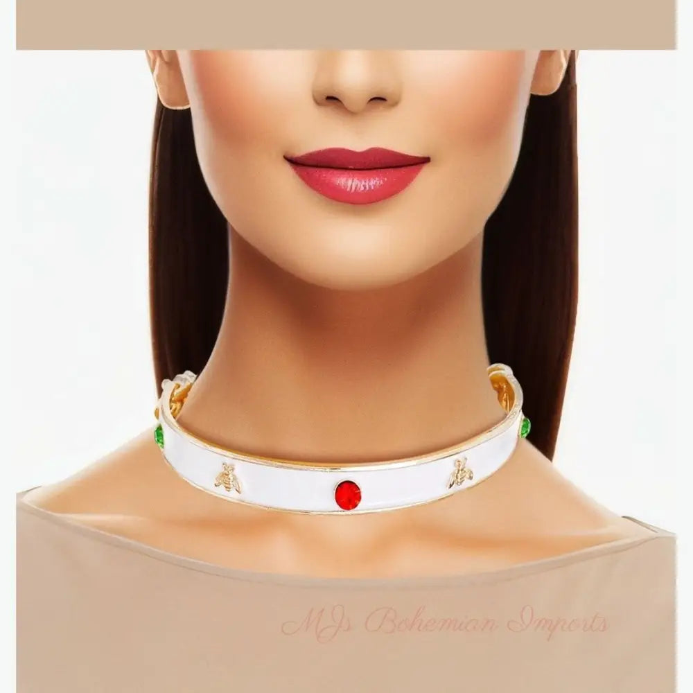 White Bee Casting Choker - Heavy